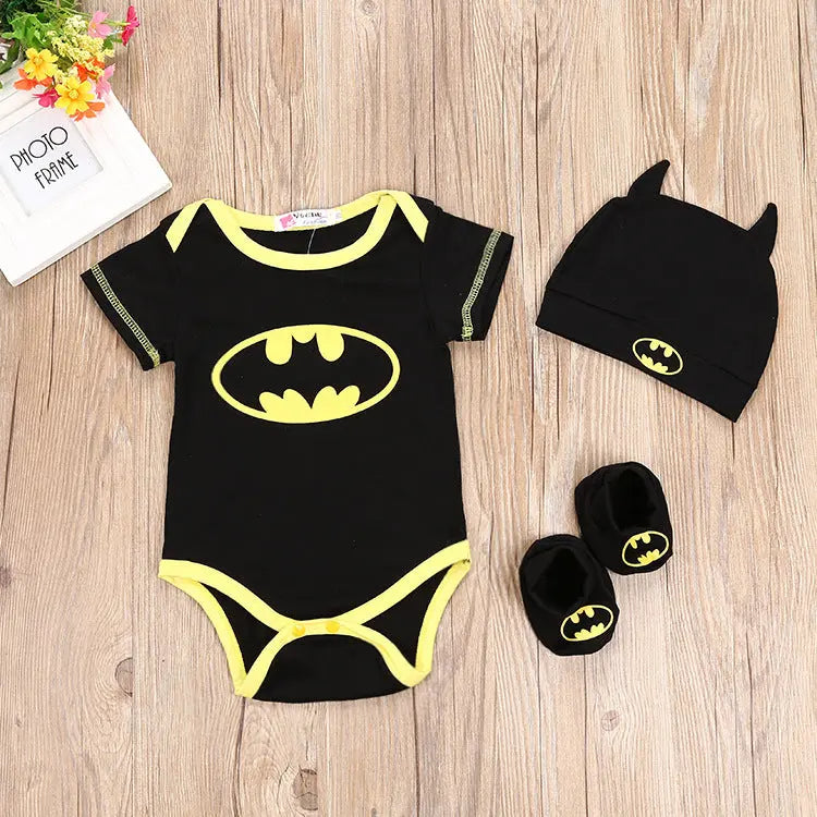Baby Strampler Set "Little Batbaby"