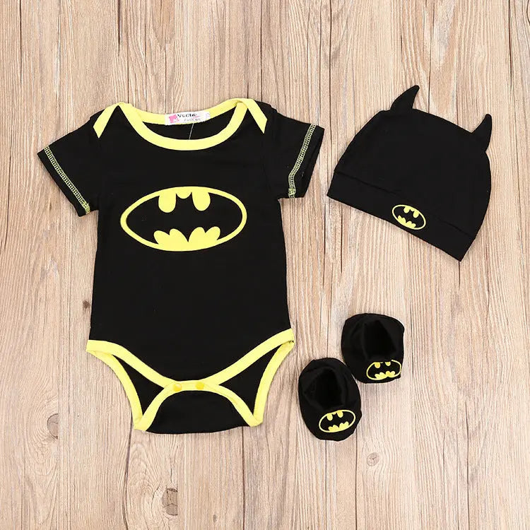 Baby Strampler Set "Little Batbaby"